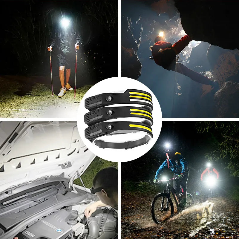 LuminaGlide Hands-Free Headlamp™