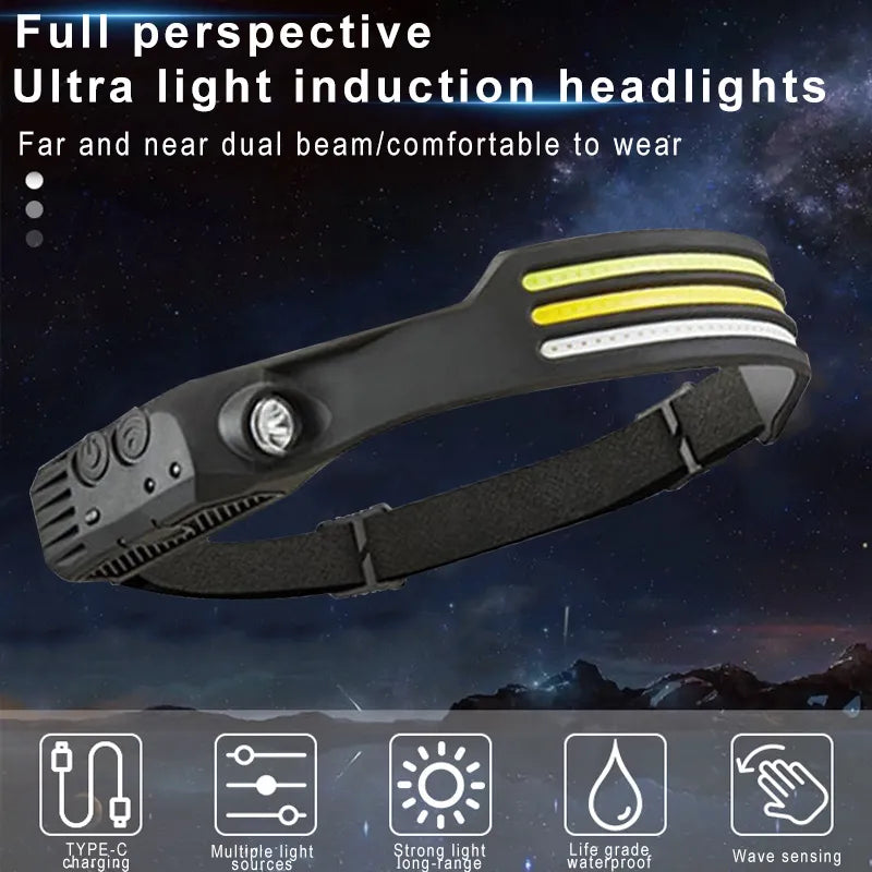 LuminaGlide Hands-Free Headlamp™