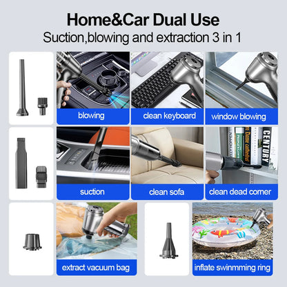 SwiftClean Pro Wireless Car Vacuum™