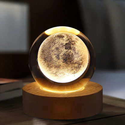 LED Crystal Ball Night Light