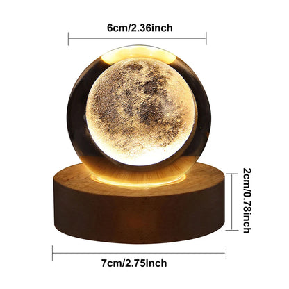 LED Crystal Ball Night Light